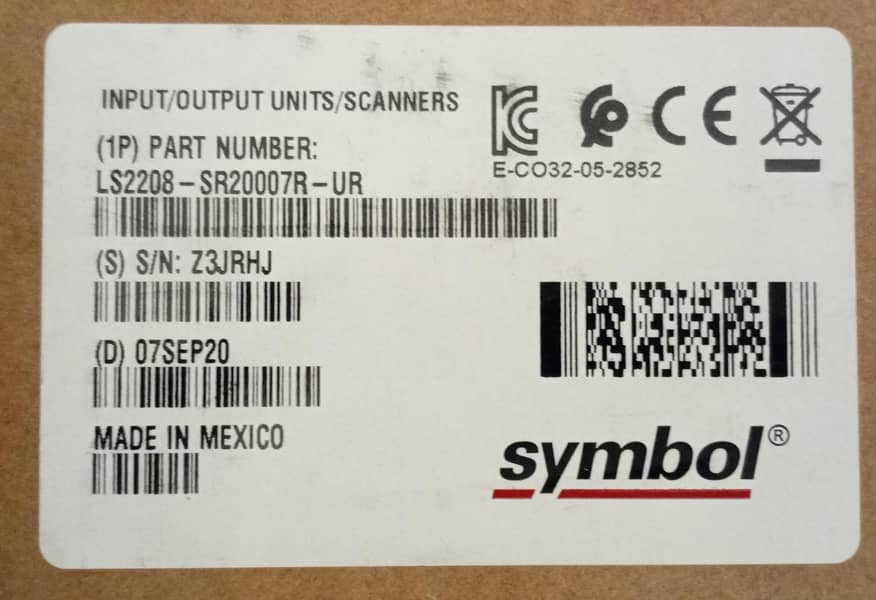 Symbol Bar Code Scanner 3