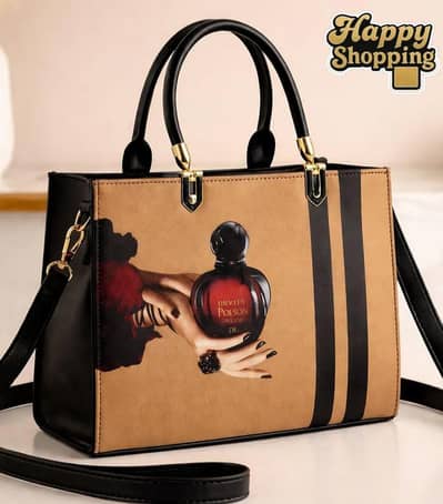 Women's Canvas Printed Shoulder Bag