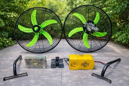 Wall mount fan, 12V fan with stand,dc fan and double kit supply