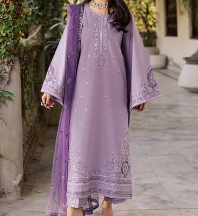 BATIK - Stitched 3 pc embroidered dress