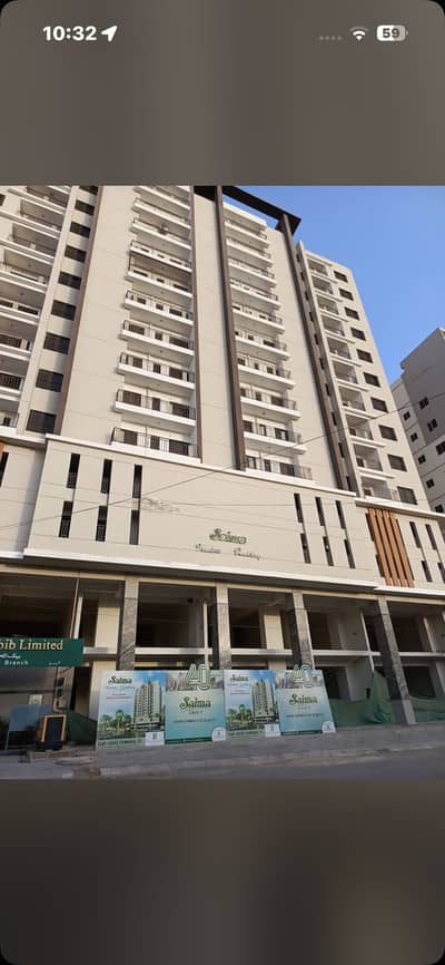 Spacious 4-Room Flat | Saima Meadows Residency, Gulshan-e-Maymar | Corner, Balcony & Parking | Ready to Move