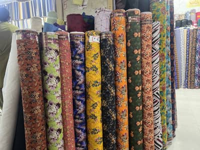 Lawn cotton imported fabric