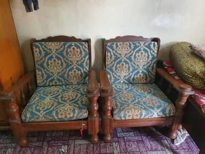 5 Seater Wooden Sofa set