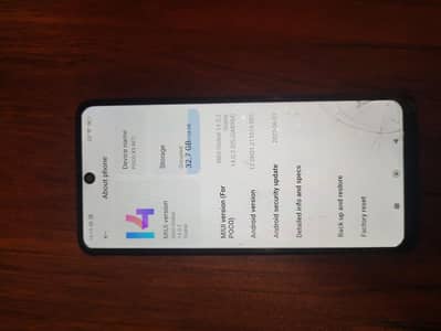 Poco x3. . 6 128 gb. . no box . panal change hai