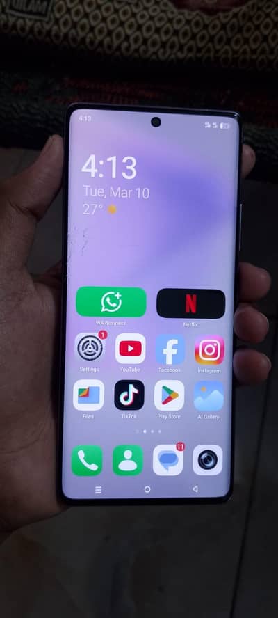 Infinix hot 50 pro plus. just minor glass break