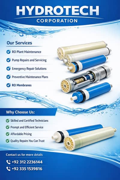 RO System Services – Membrane, Pump Repair & Plant Maintenance