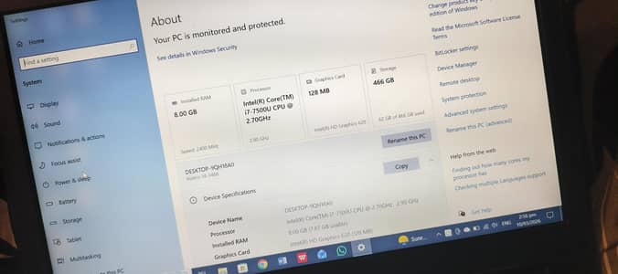 Core i7 7th Generation Laptop – Well Maintained