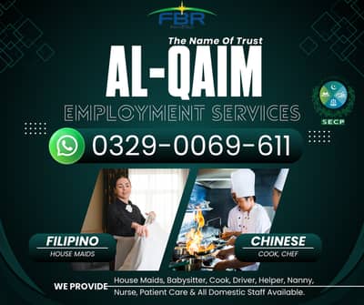 Maids/Babysitter/Cook/Driver/Patient Care/Nanny/Helper /Available