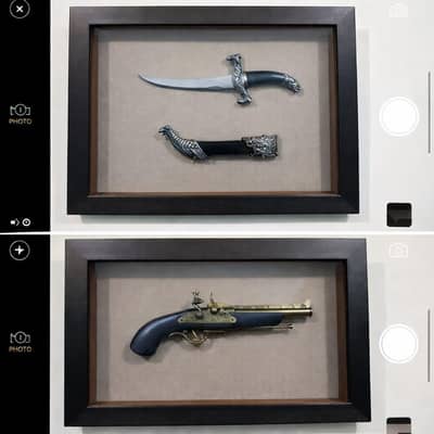 Antique Style Dragon Dagger Display Frame 6k per piece