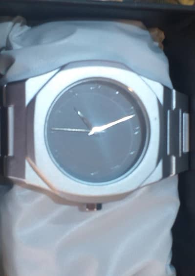 arabic watch  in silver