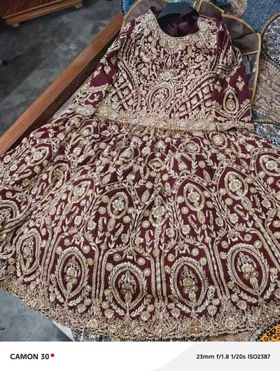 Bridal dress | Bridal lehenga | Bridal Anari work urgent for sale
