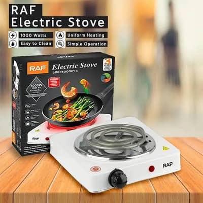 RAF 1000W Single Burner Electric Stove