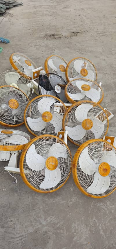12 Office Wall/Bracket Fans – 11 Belvin + 1 GFC – Neat Condition