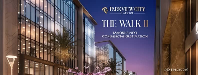 On Supreme Prime Location Commerical Plot For Sale In Park View City The Walk Commericial