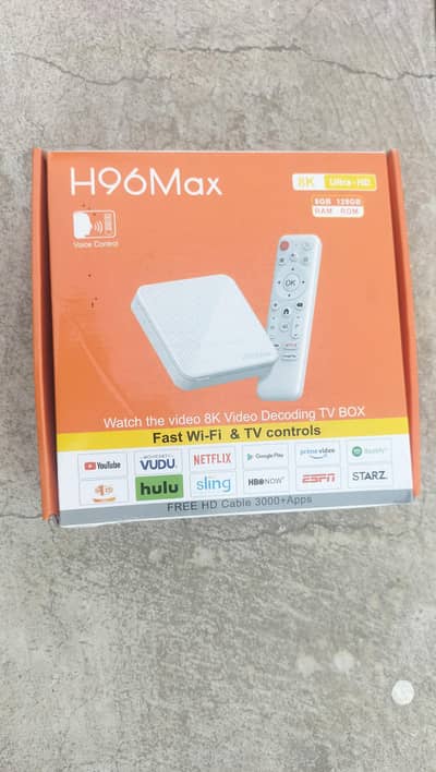 H96 Max Android TV Box for Sale – Like New