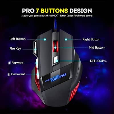 7 Buttons RGB Gaming Mouse
