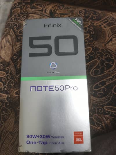 Infinix Note 50 Pro  full box with power bank