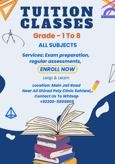 class play group to 8th class