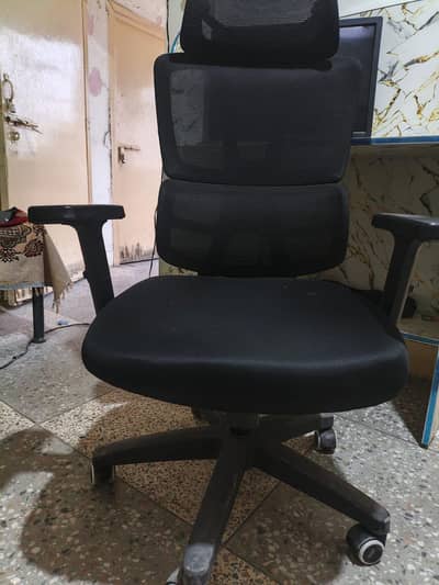 Imported Mesh Office Chair & Computer Table