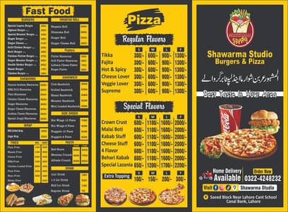 need a burgers pizza karigar