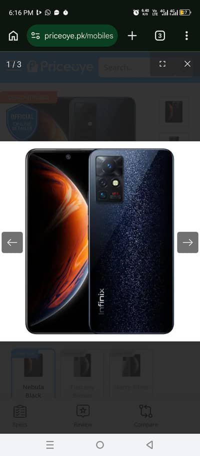 infinix zero x pro