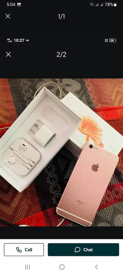 iphone 6 plas 128 GB with box my WhatsApp number 0347/72/98/721