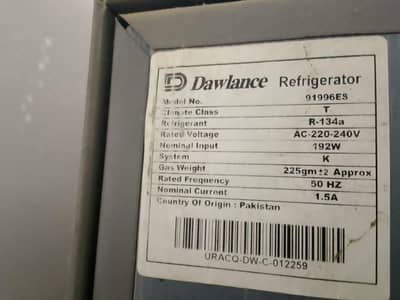 Dawlance big size refrigerator for sale.