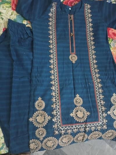 2 piece khaddar suit