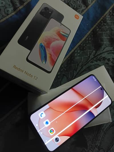 Redmi Note 12 - Good Condition | with Box & Charger | Panel issue