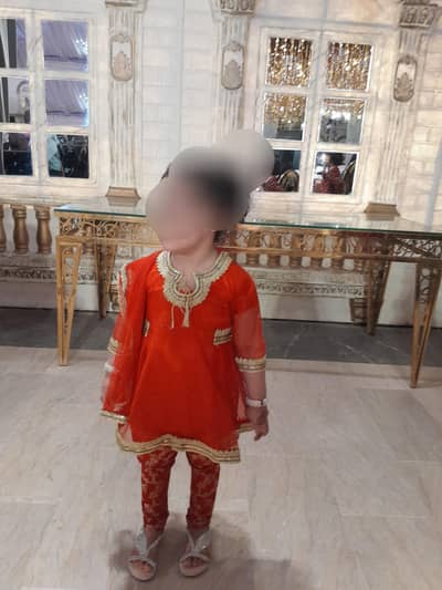 garara for baby girl best for eid and wedding for age 2-4 years