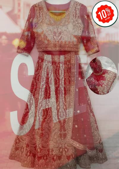 Brand new bridal lehenga SALE 10% OFF Discount