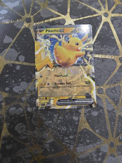 pokemon cards Pikachu ex pika punch