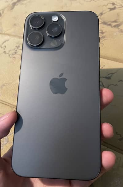 15 pro max black non approved sim working