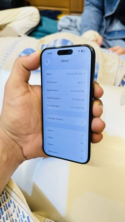 I phone 15 Pro Non Pta (LLA) Model