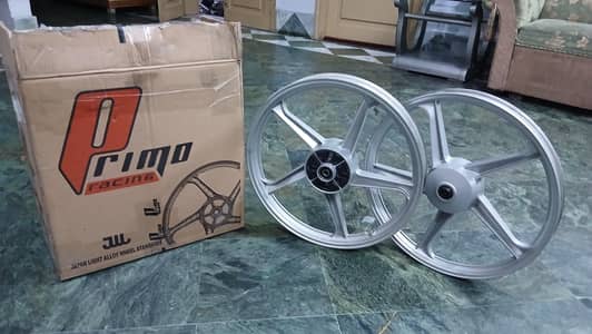 Primo Alloy Rims/Wheels For CD 70