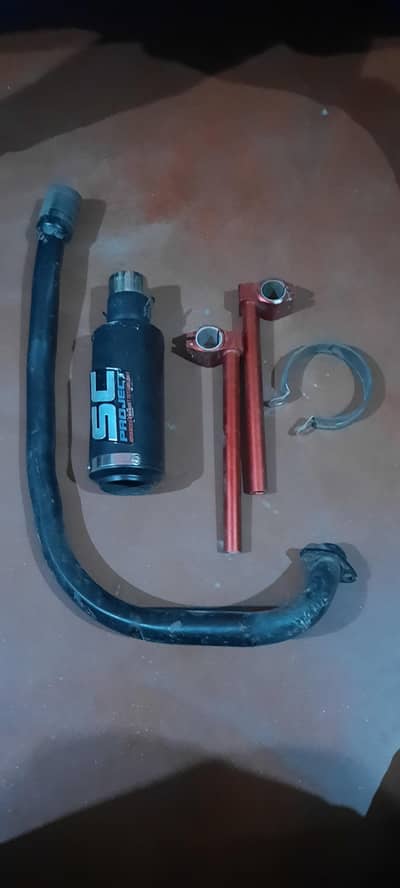S,C exhausts band nd 2 PC handel