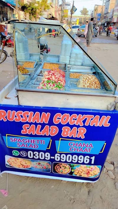 Rassian Cocktail salad Bar Counter for sale