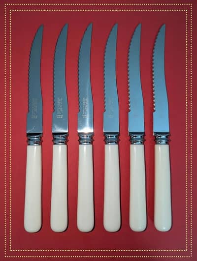 VINTAGE. RIPPLEDGE. E PARK AND SONS. SHEFFIELD ENGLAND KNIVES. 06 KNIVES