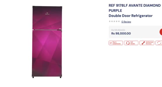 Double Door Refrigerator REF 9178LF AVANTE
