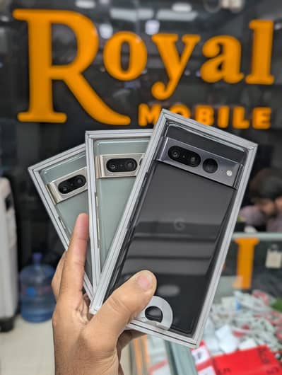 Google pixel 7 pro 12/128 complete box official pta available