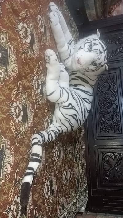 Big Size White Tiger Soft Toy for Sale