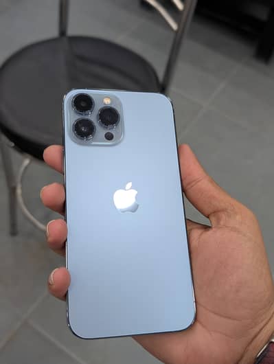 i phone 13 pro max 256 GB batry 100f ctory unlock  3 mnth sim Time