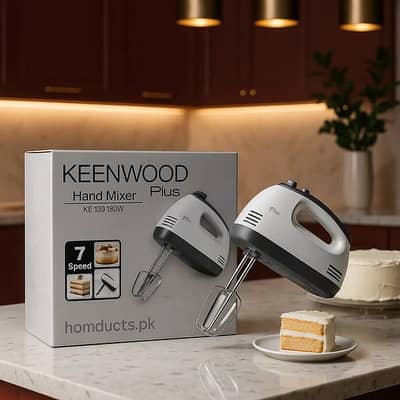 Keenwood 7-Speed Hand Mixer | Brand New | 180W Beater