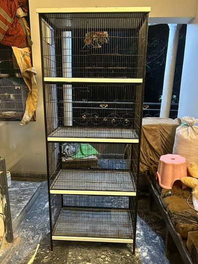 4 Portion Cage with trays (Almost New)