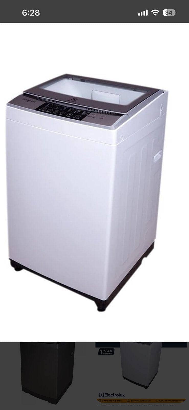 Electrolux hydrosonic automatic machine 0