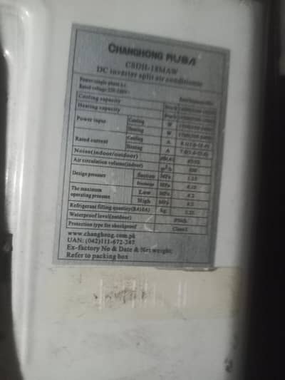 DC inverter AC ok condition 03227627421