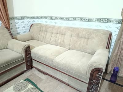 7 seater sofa set + Diwan + Bamboo Sofa
