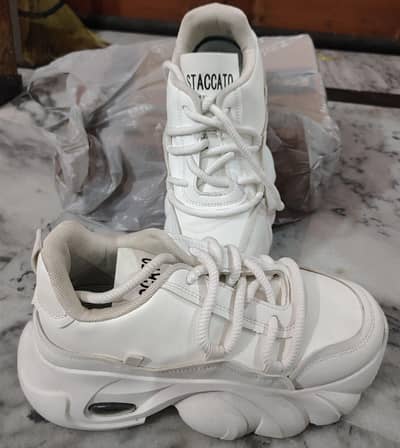 Brand New Chunky White Sneakers for sale