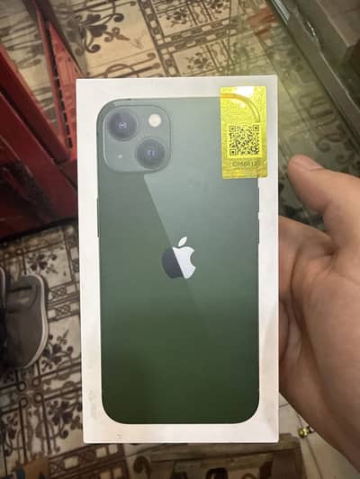 Iphone 13 10by9 condition 128GB bettery 75 physical +E sim Box