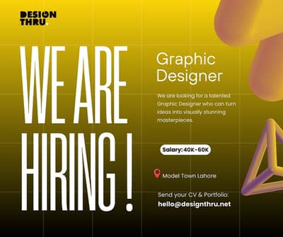 Graphic designer || Urgent Hiring || Only male || Jobs